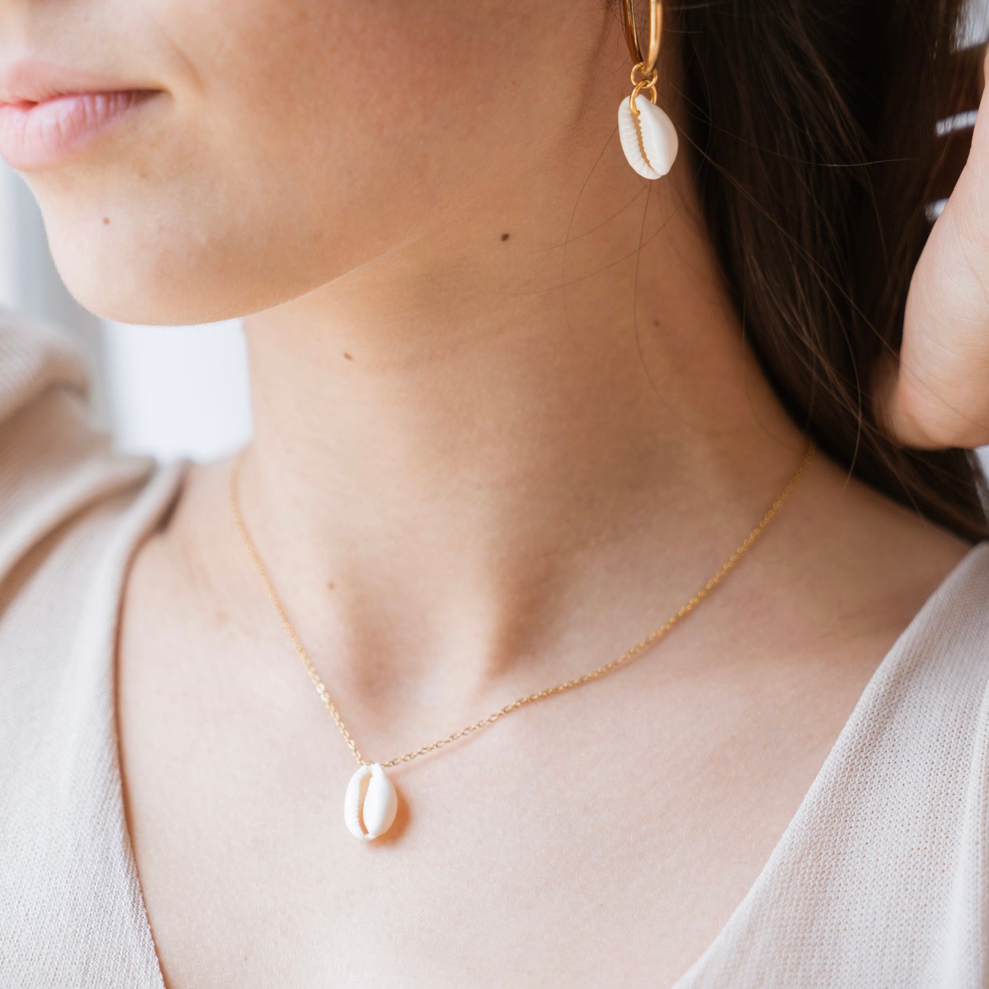 Collar coquillage