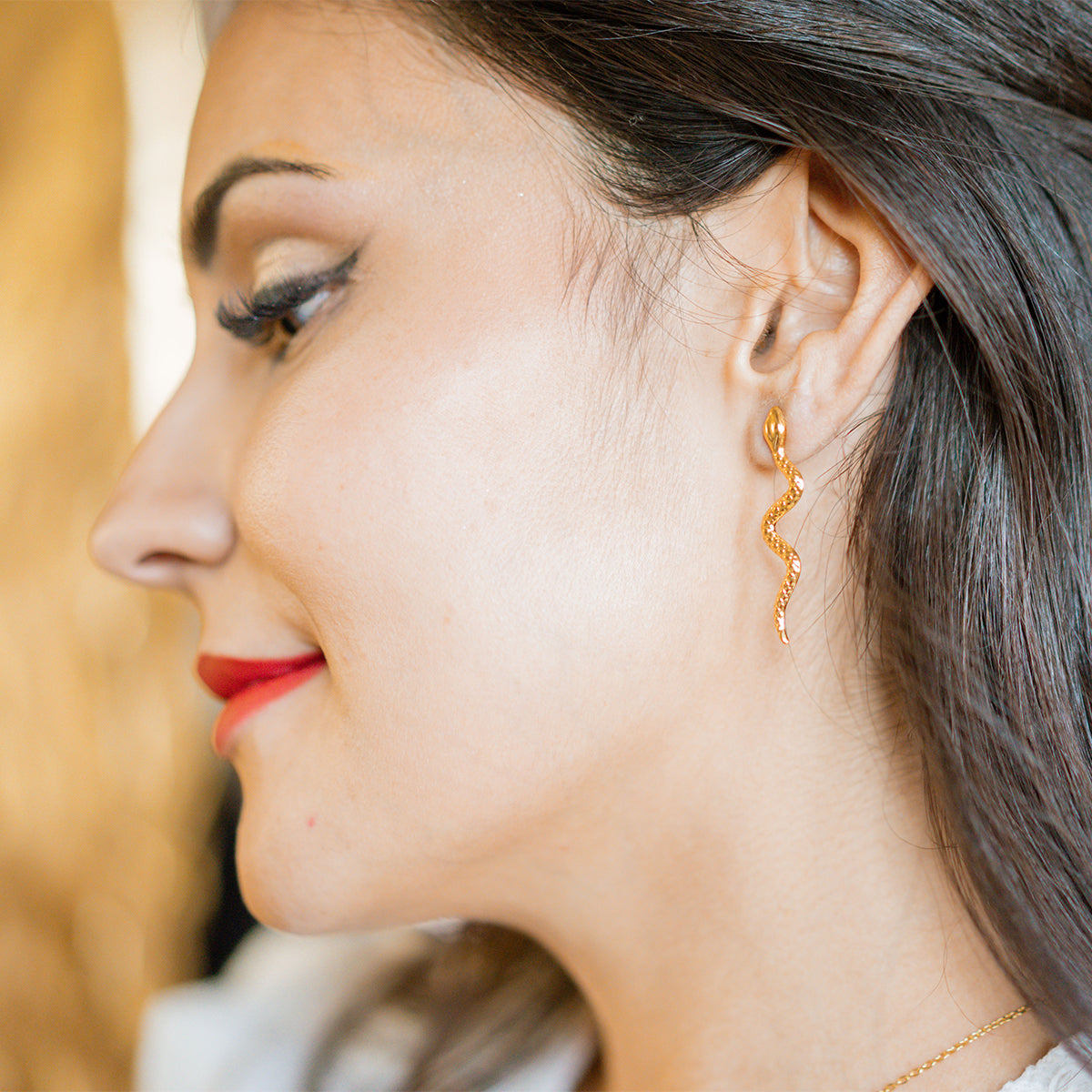 snake earrings