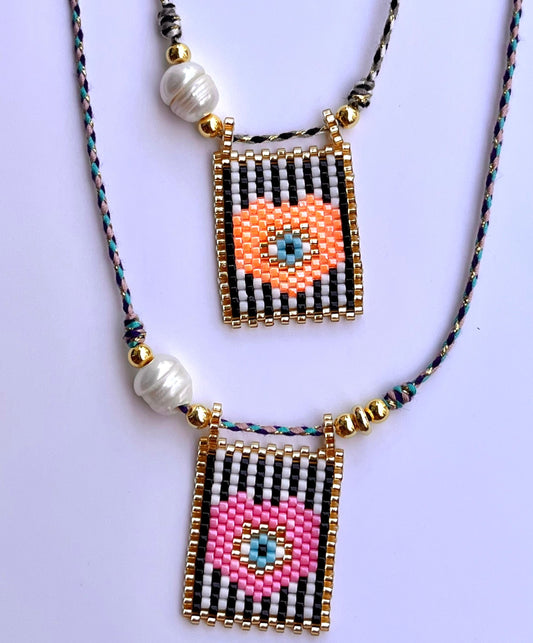 Collar Amuleto Miyuki