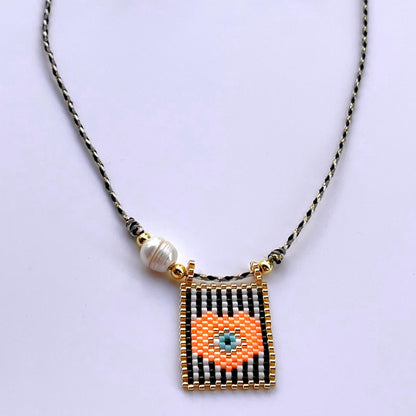 Collar Amuleto Miyuki